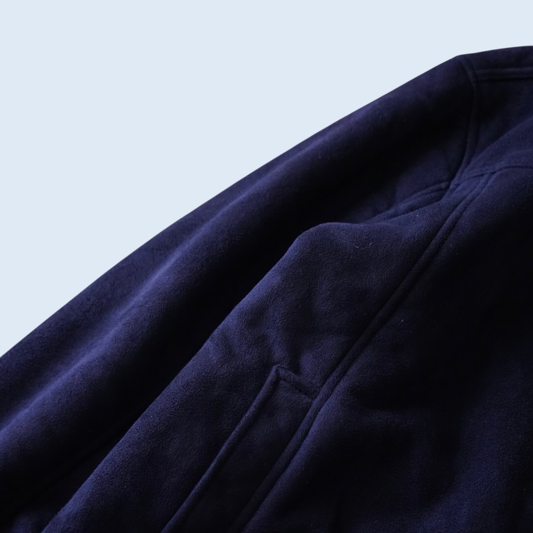 fake suede drizzler jacket