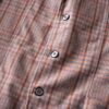 vintage check pattern tailoerd jacket