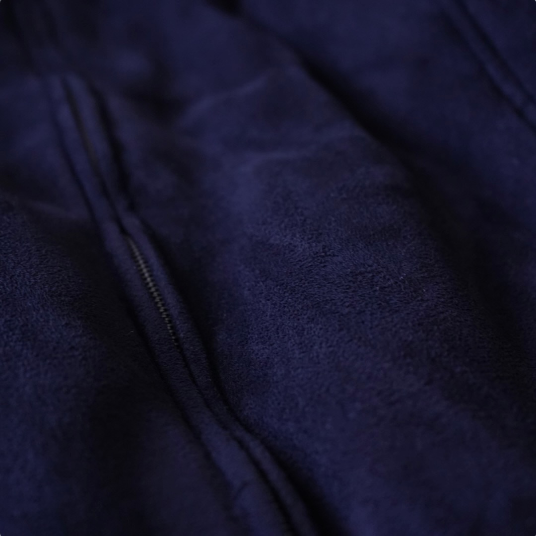 fake suede drizzler jacket