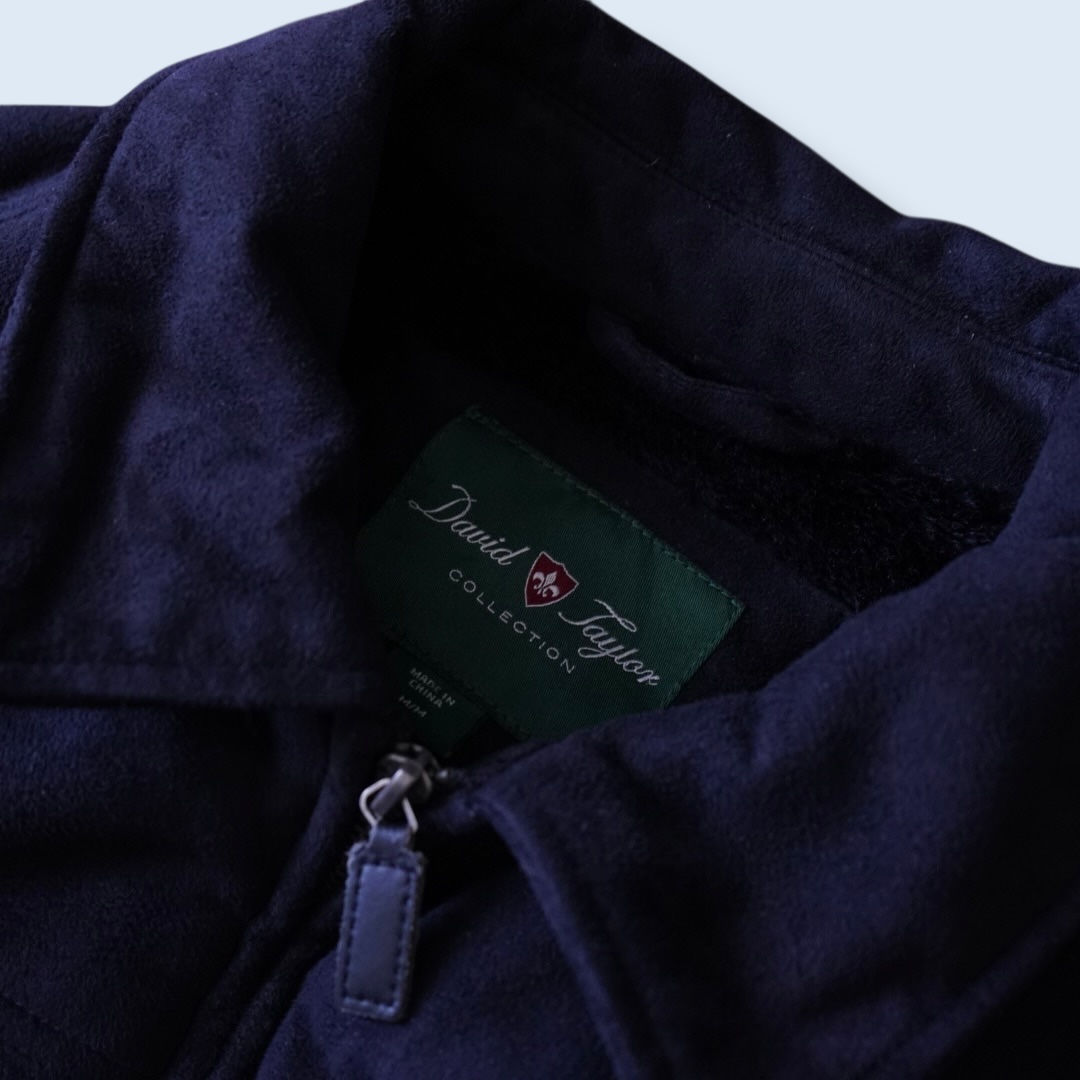 fake suede drizzler jacket