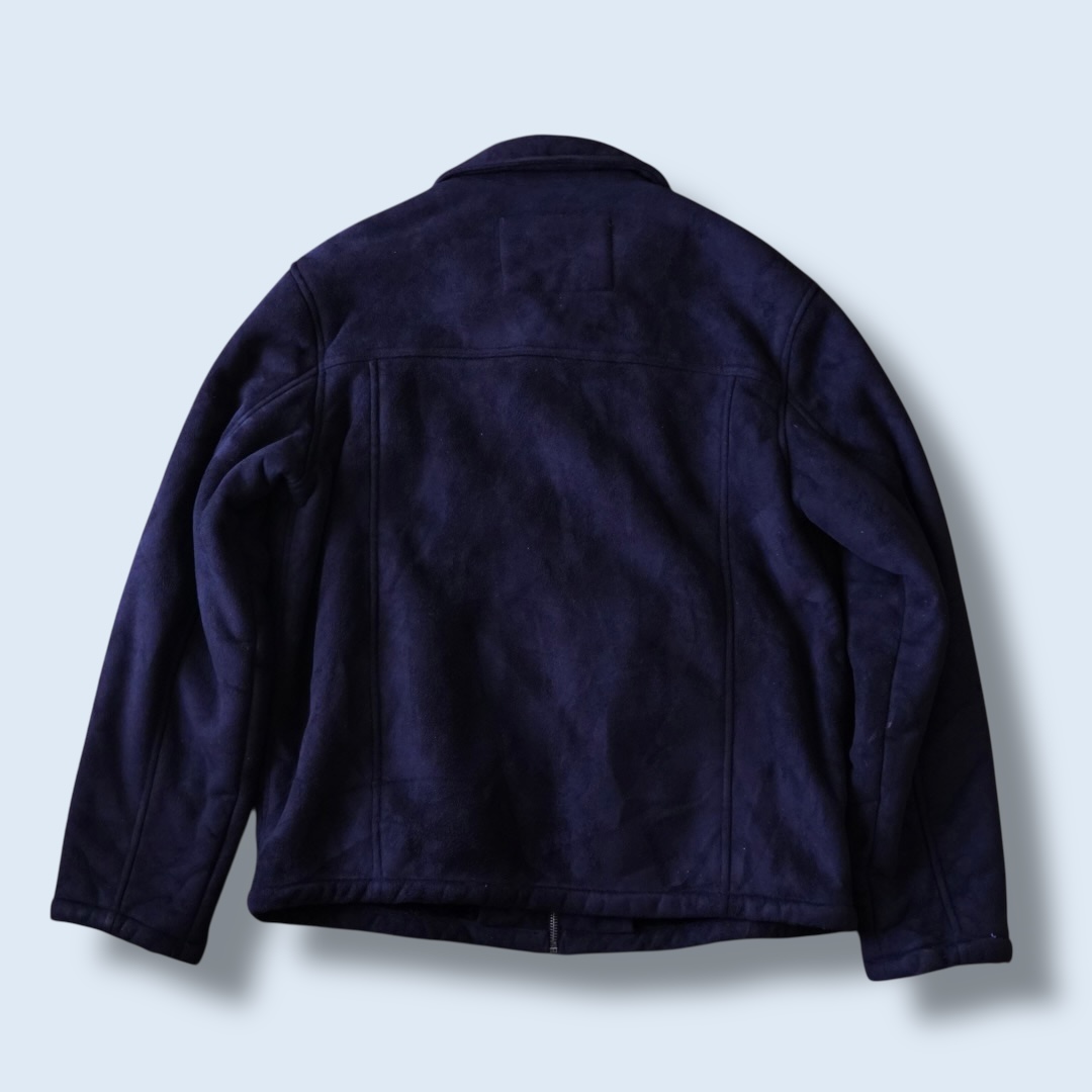 fake suede drizzler jacket