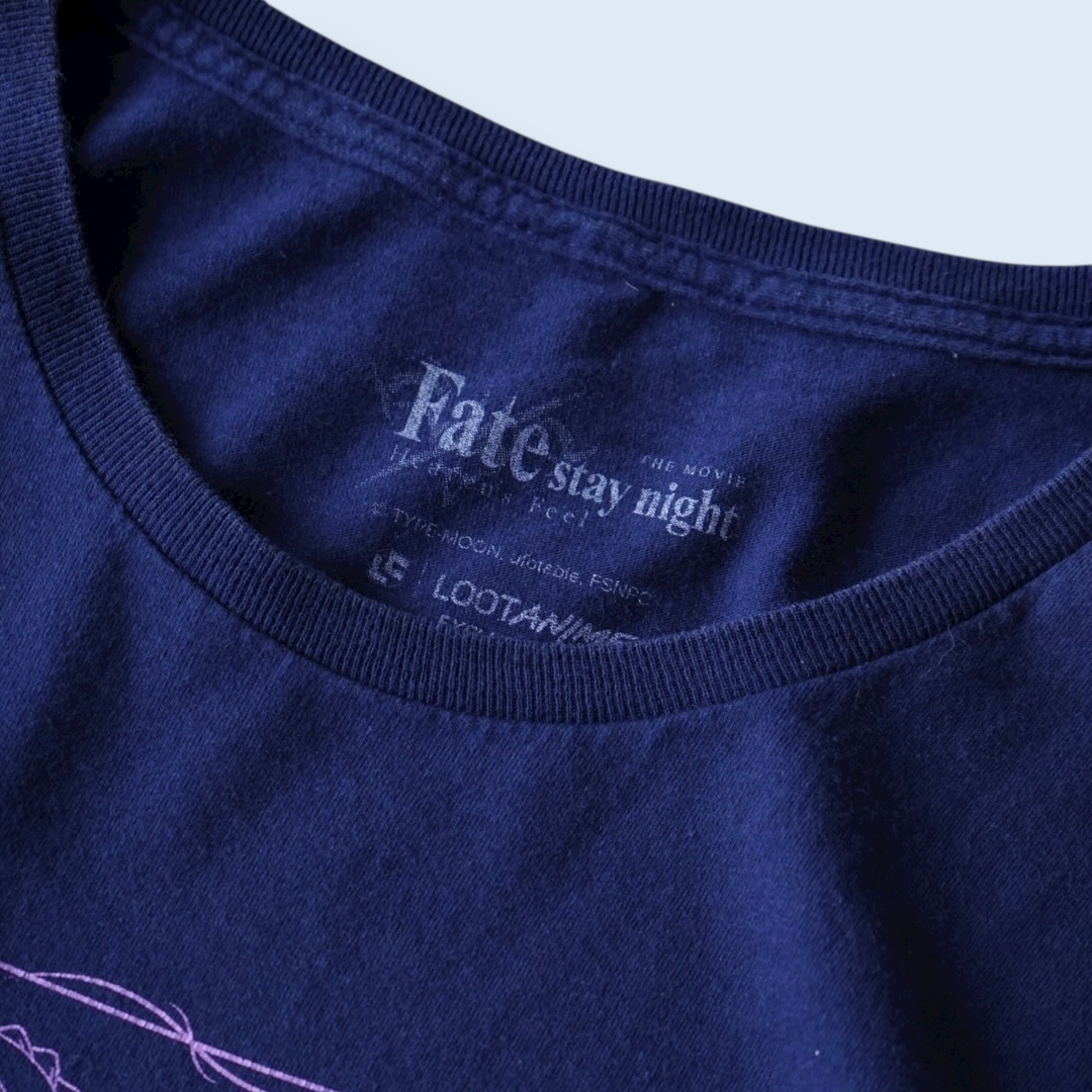 "海外オフィシャルFateで2XL / Fate/stay night" official print tee