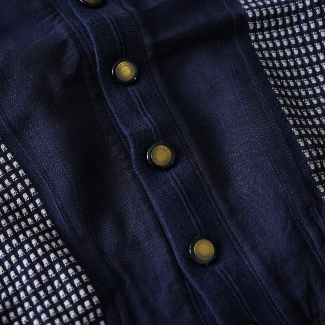 【送料無料】fake suede switching cardigan