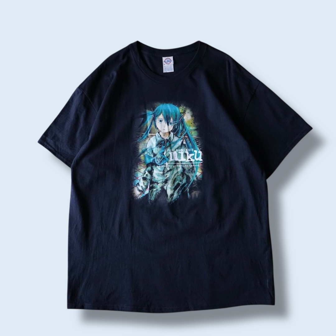 "神オマージュmiku × lain / 初音ミク / serial experiments lain" print tee