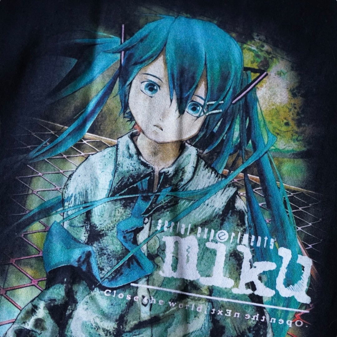 "神オマージュmiku × lain / 初音ミク / serial experiments lain" print tee