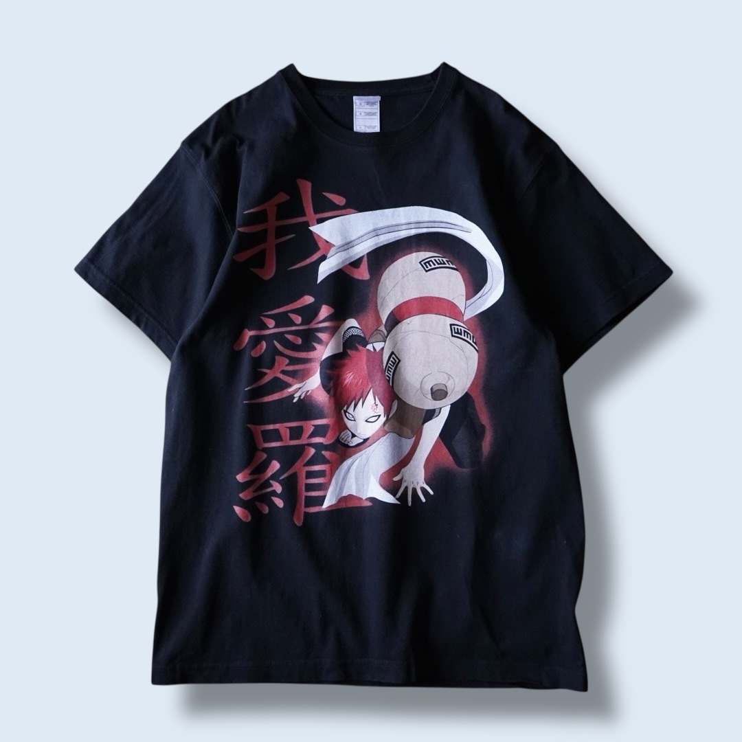 "珍品極上我愛羅のリャンメンピン / NARUTO" double side print tee