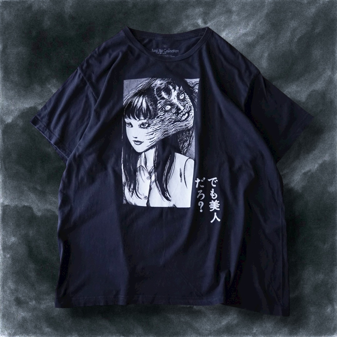 "オーバーサイズ富江 / 伊藤潤二 富江" official print tee
