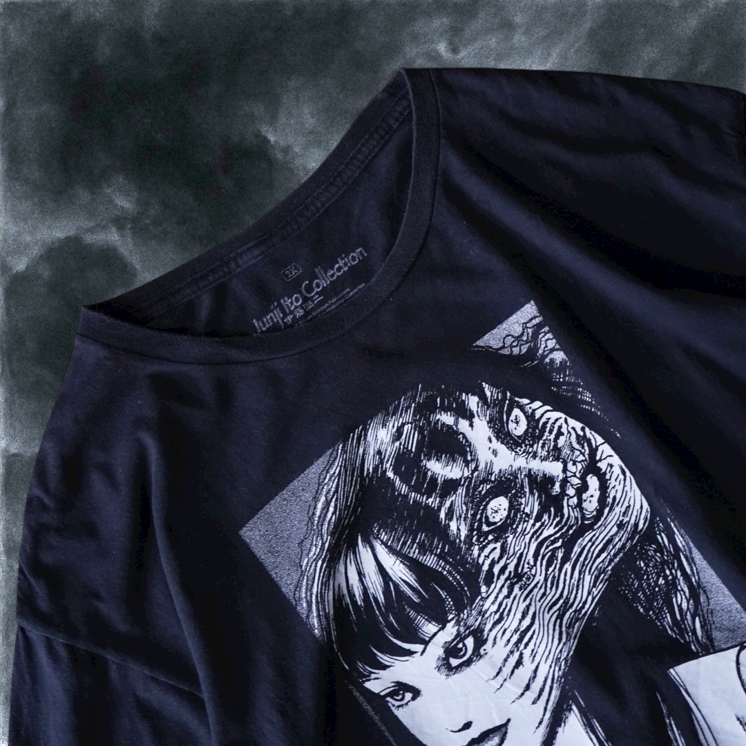 "オーバーサイズ富江 / 伊藤潤二 富江" official print tee