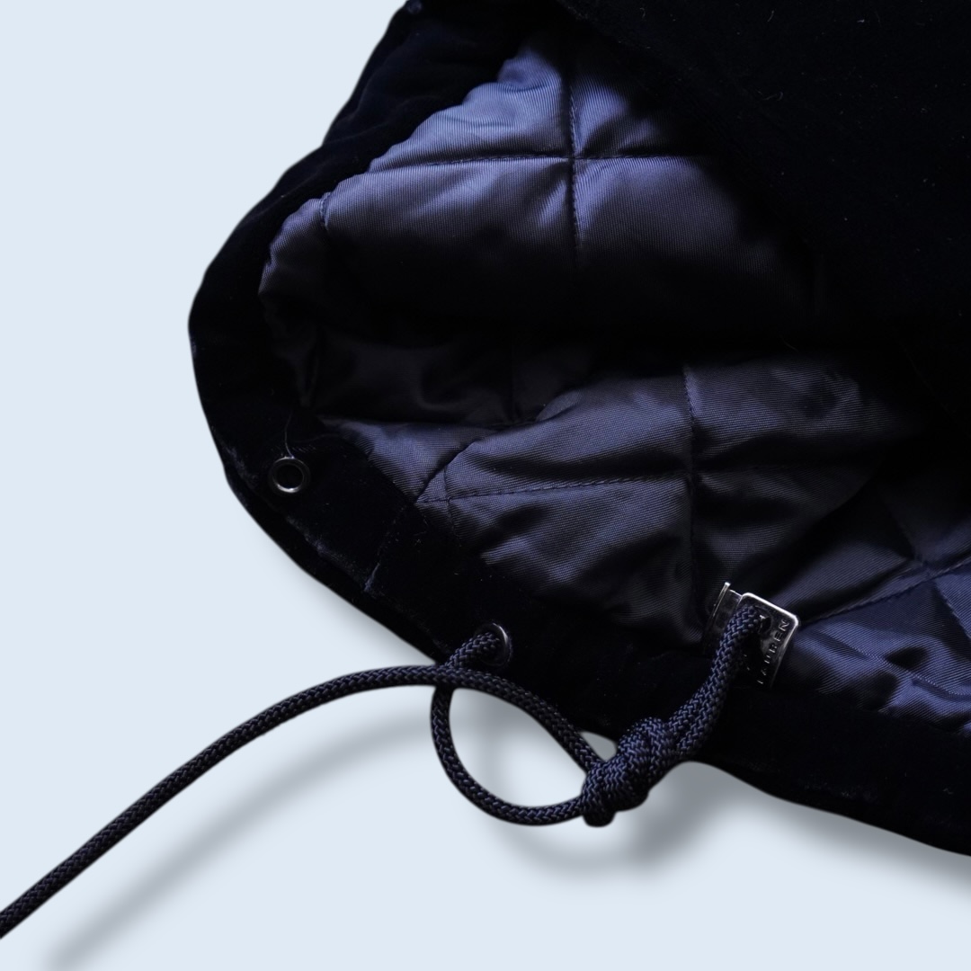 【RalphLauren】oversized velours mods coat