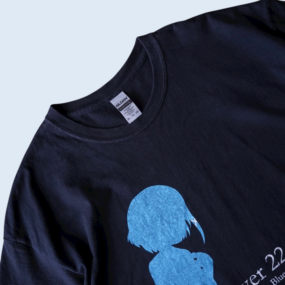 “シルエット玲音 / serial experiments lain” print tee