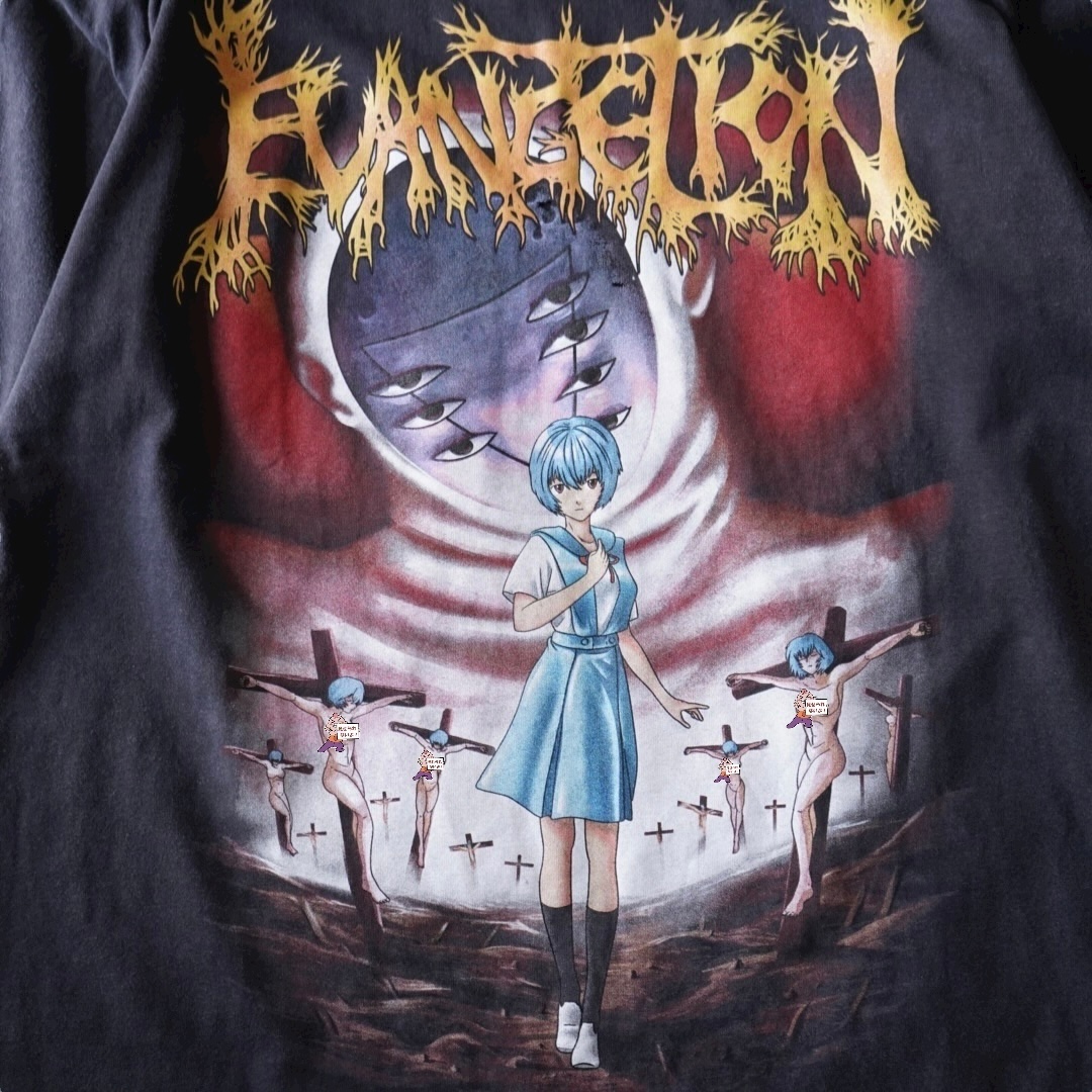 "綾波×リリスのサードインパクト / エヴァンゲリオン" double side print tee