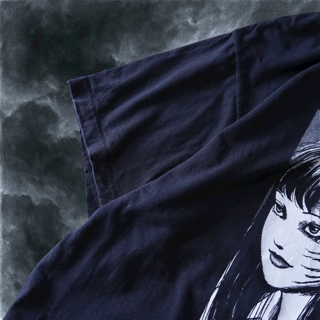 "オーバーサイズ富江 / 伊藤潤二 富江" official print tee