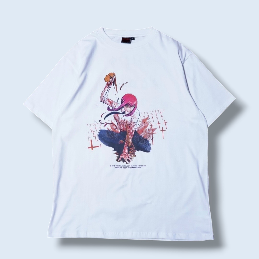 "リャンメンマキマブチ抜き / チェンソーマン" print tee