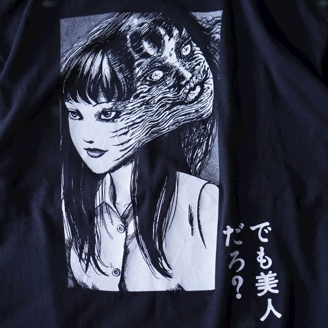 "オーバーサイズ富江 / 伊藤潤二 富江" official print tee