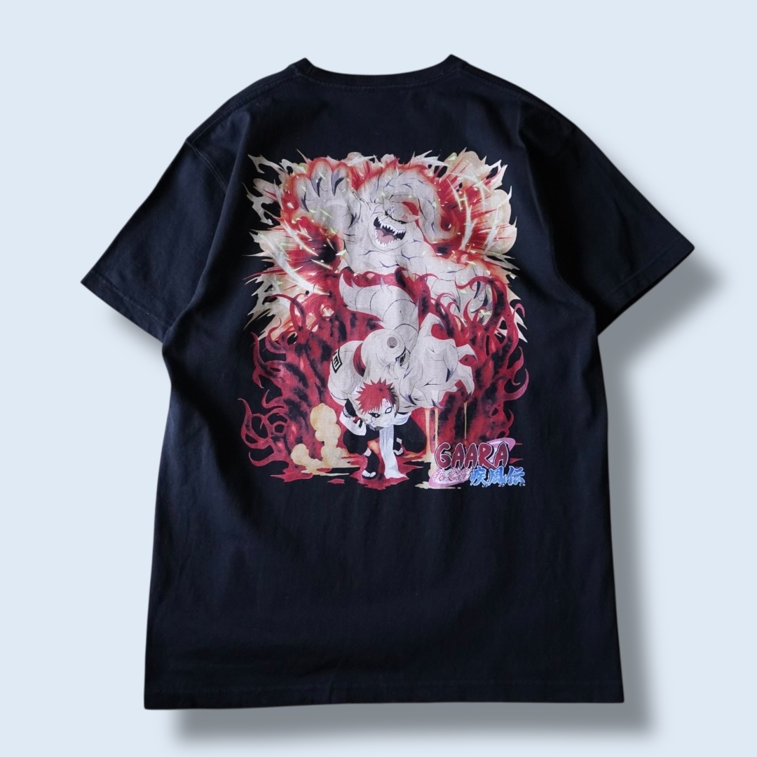 "珍品極上我愛羅のリャンメンピン / NARUTO" double side print tee