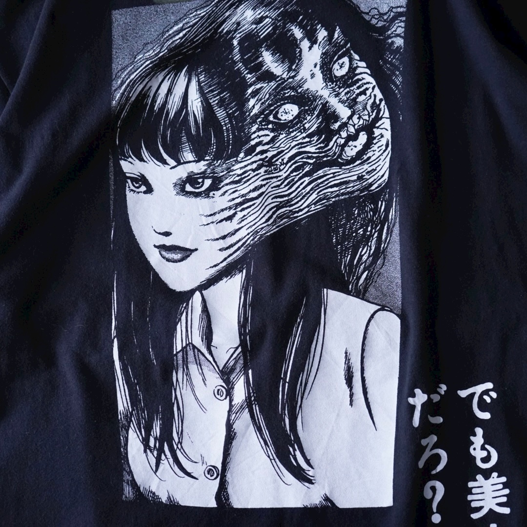 "オーバーサイズ富江 / 伊藤潤二 富江" official print tee