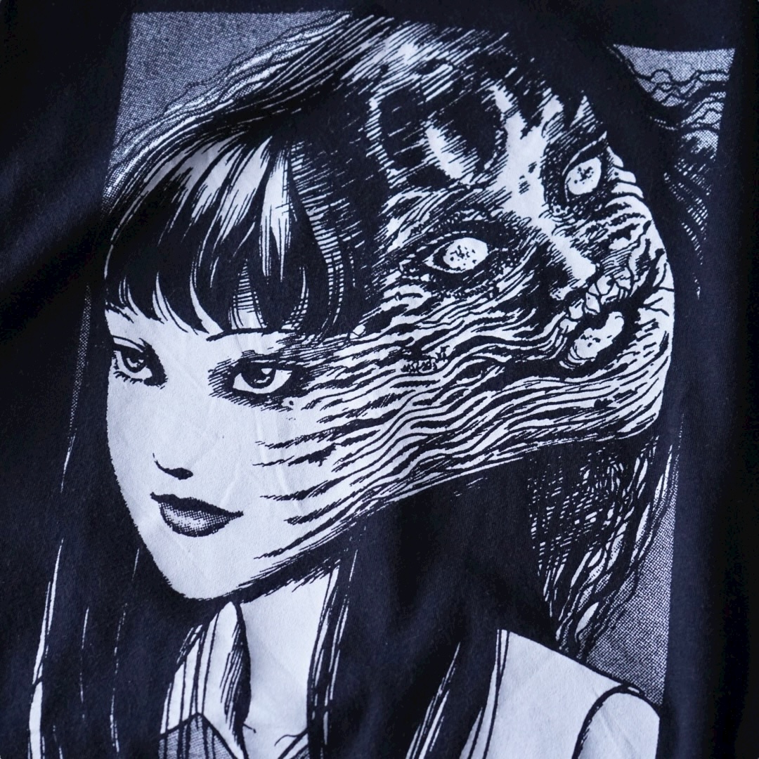 "オーバーサイズ富江 / 伊藤潤二 富江" official print tee