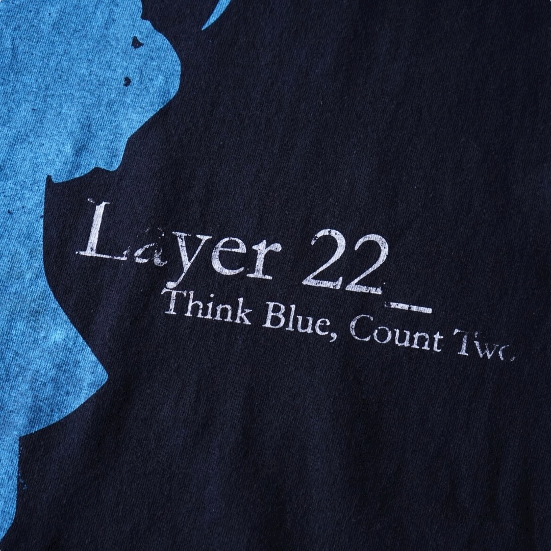 “シルエット玲音 / serial experiments lain” print tee