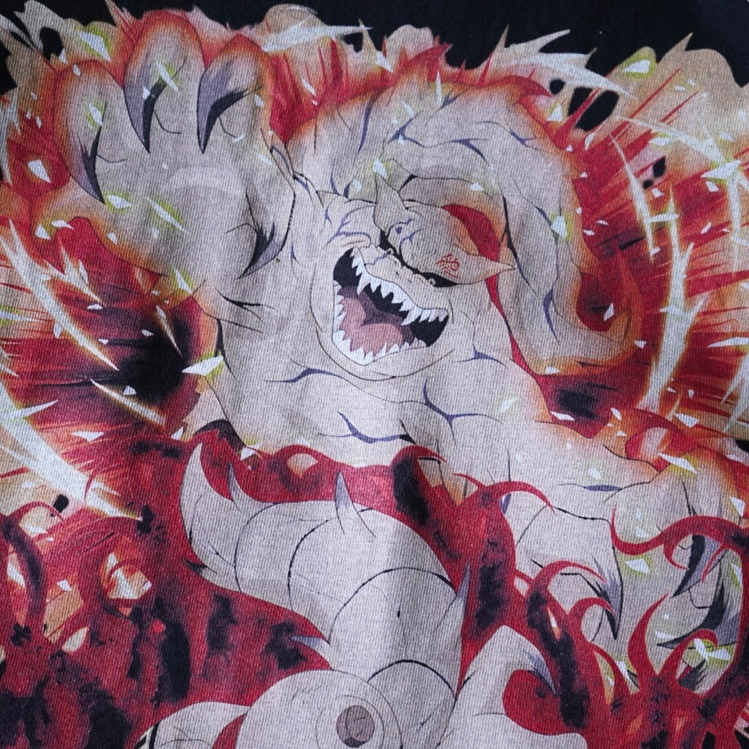 "珍品極上我愛羅のリャンメンピン / NARUTO" double side print tee