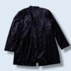 CHICO’S velours tiger stripe tailored jacket
