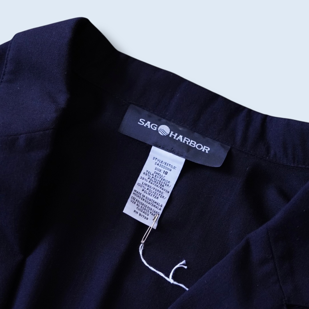 drape black easy tailoerd jacket