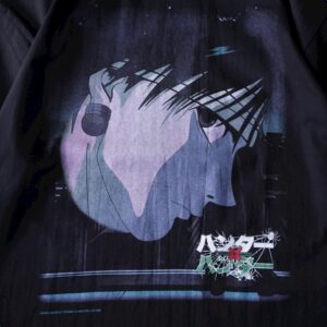 “クロロフェイスアップ / HUNTER×HUNTER” double side print tee