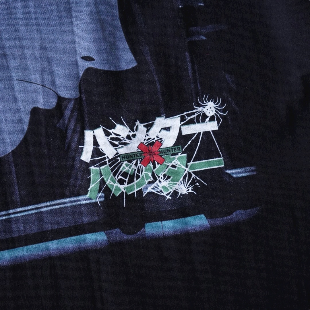 “クロロフェイスアップ / HUNTER×HUNTER” double side print tee