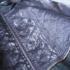 glossy silver switching blouson