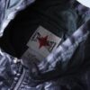 glossy silver switching blouson
