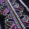 【BOB MACKIE】oversized embroidery design fake suede quilting jacket