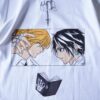 "クラピカとクロロのリャンメン / HUNTER×HUNTER" double side print tee