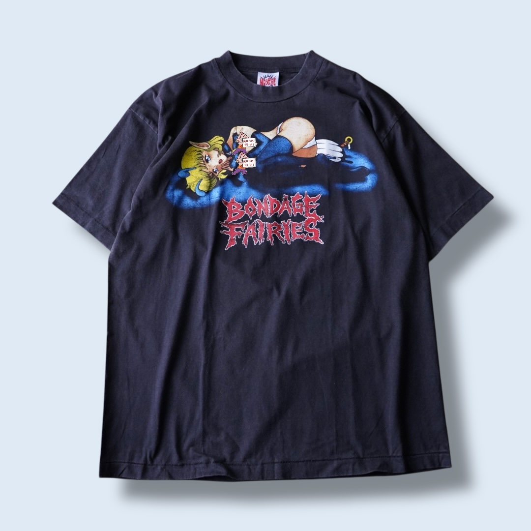 "リャンメンデカプリ / ボンデージフェアリーズ" double side print tee