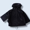 deformed black corduroy jacket
