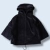 deformed black corduroy jacket