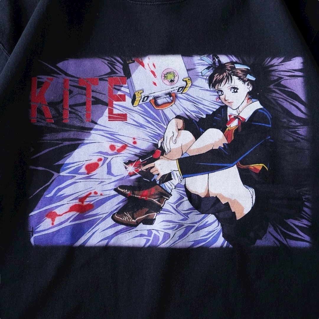 “サワ極上プリント / KITE” print tee