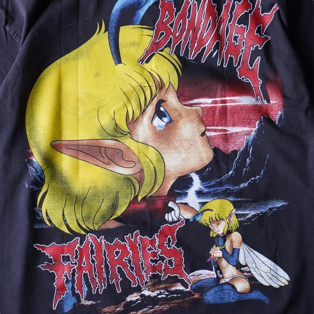 "リャンメンデカプリ / ボンデージフェアリーズ" double side print tee