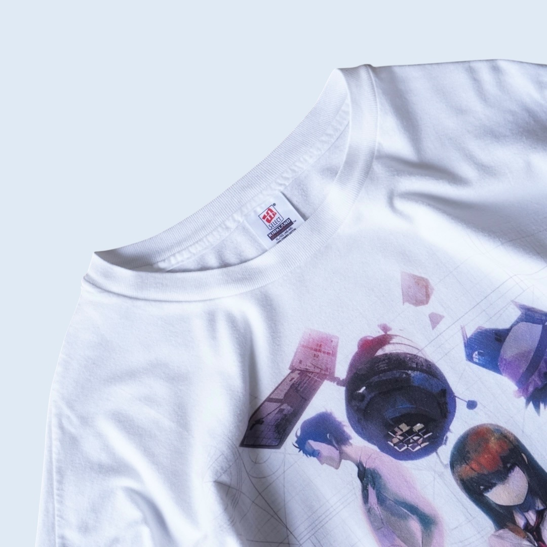 "珍品シュタゲの本気ブート / シュタインズゲート" print tee