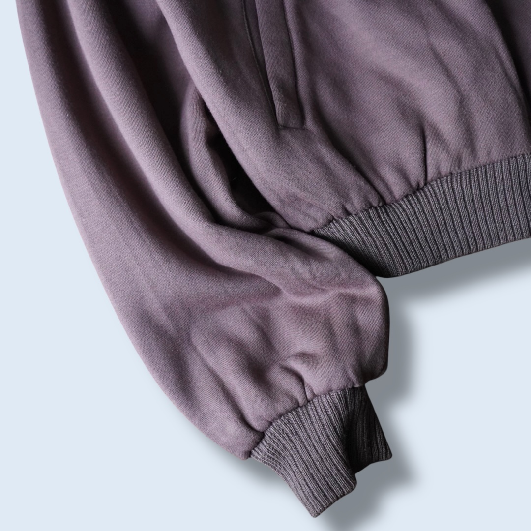 bitter check pattern × earth color reversible sweat cardigan