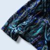 full graphic paisley pattern glossy easy tailoerd jacket