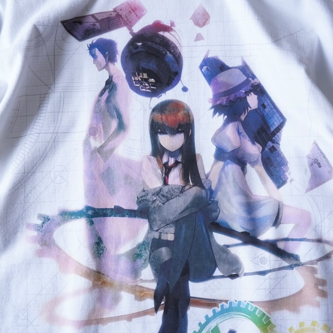 "珍品シュタゲの本気ブート / シュタインズゲート" print tee