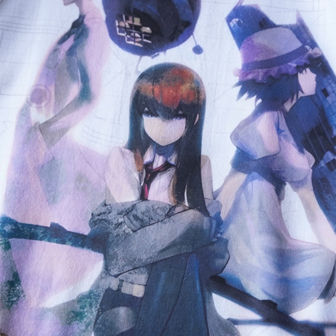 "珍品シュタゲの本気ブート / シュタインズゲート" print tee