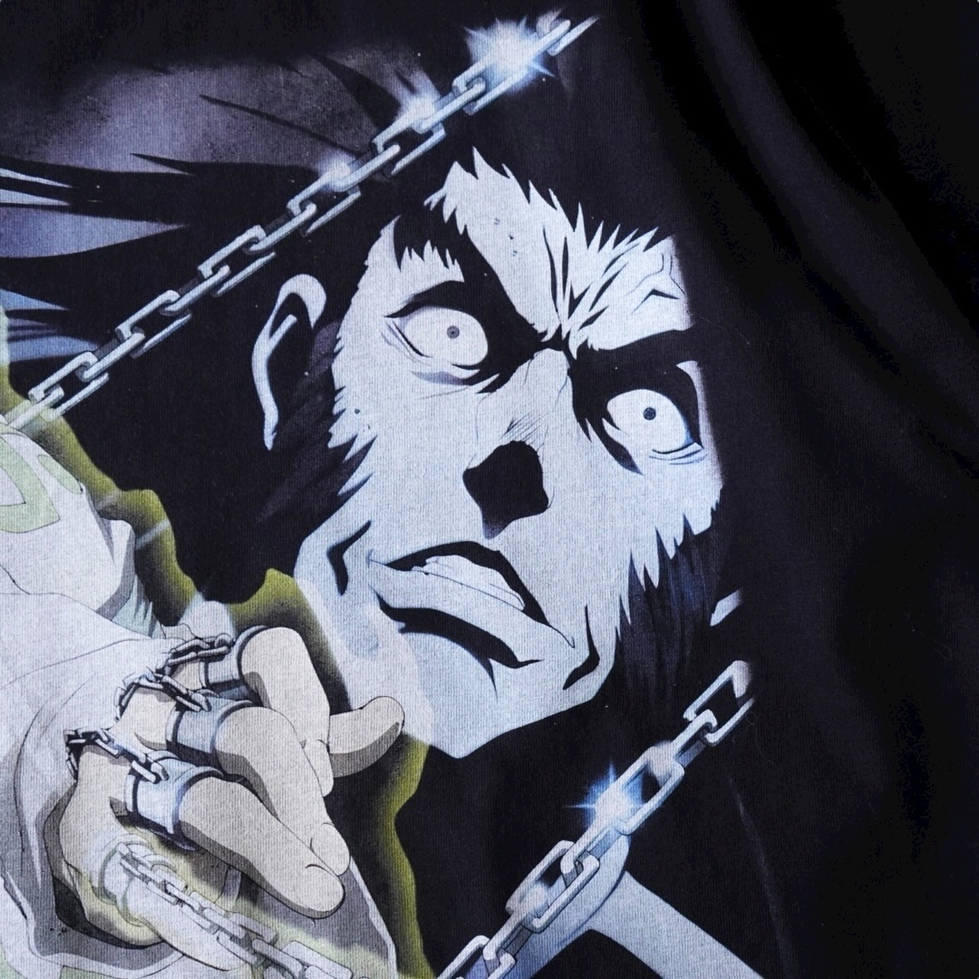 "クラピカvsウボォーギン / HUNTER×HUNTER" double side print tee