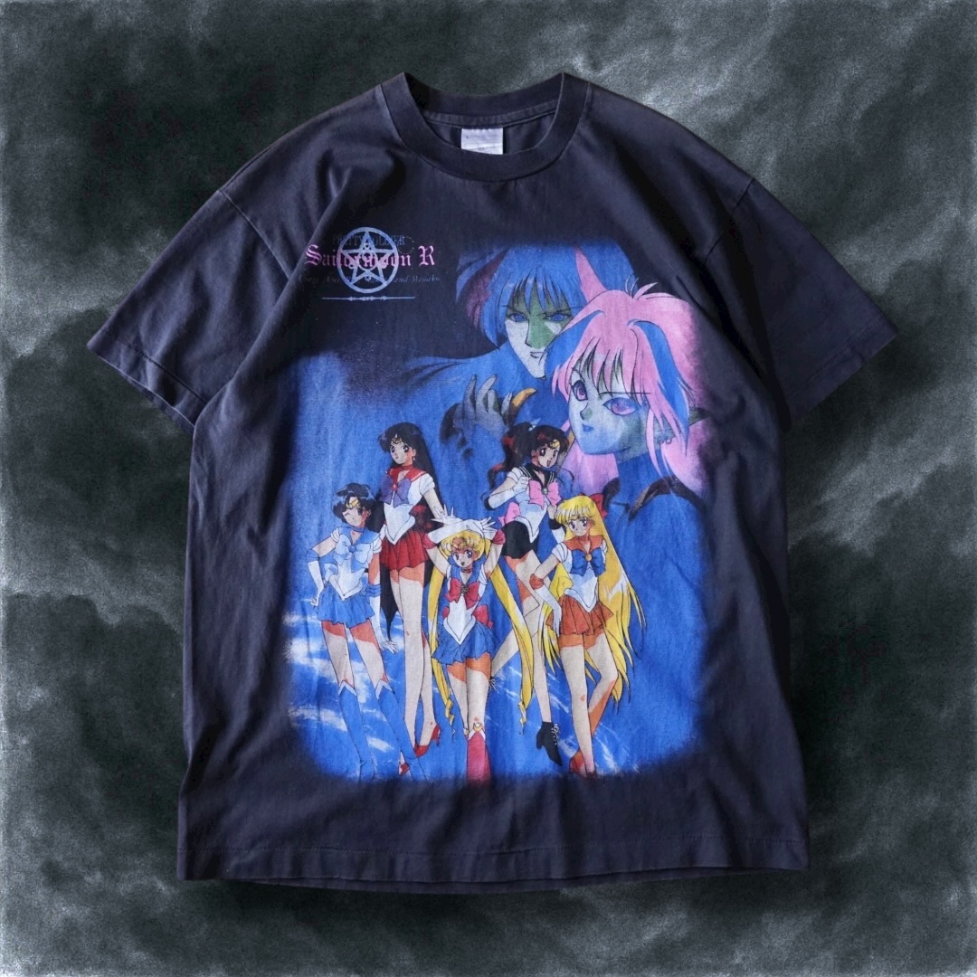 "フェードリャンメンセーラームーン / セーラームーンR" double side print tee