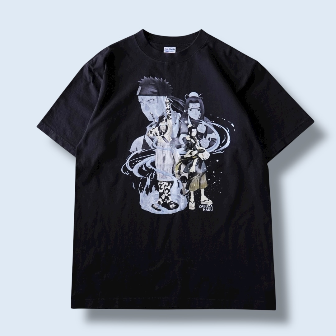 "再不斬×白 / NARUTO" print tee