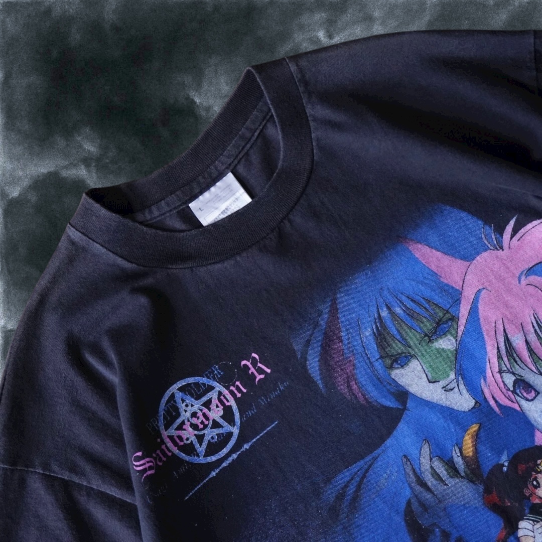 "フェードリャンメンセーラームーン / セーラームーンR" double side print tee
