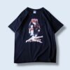 "鳴&泉美 / Another" print tee