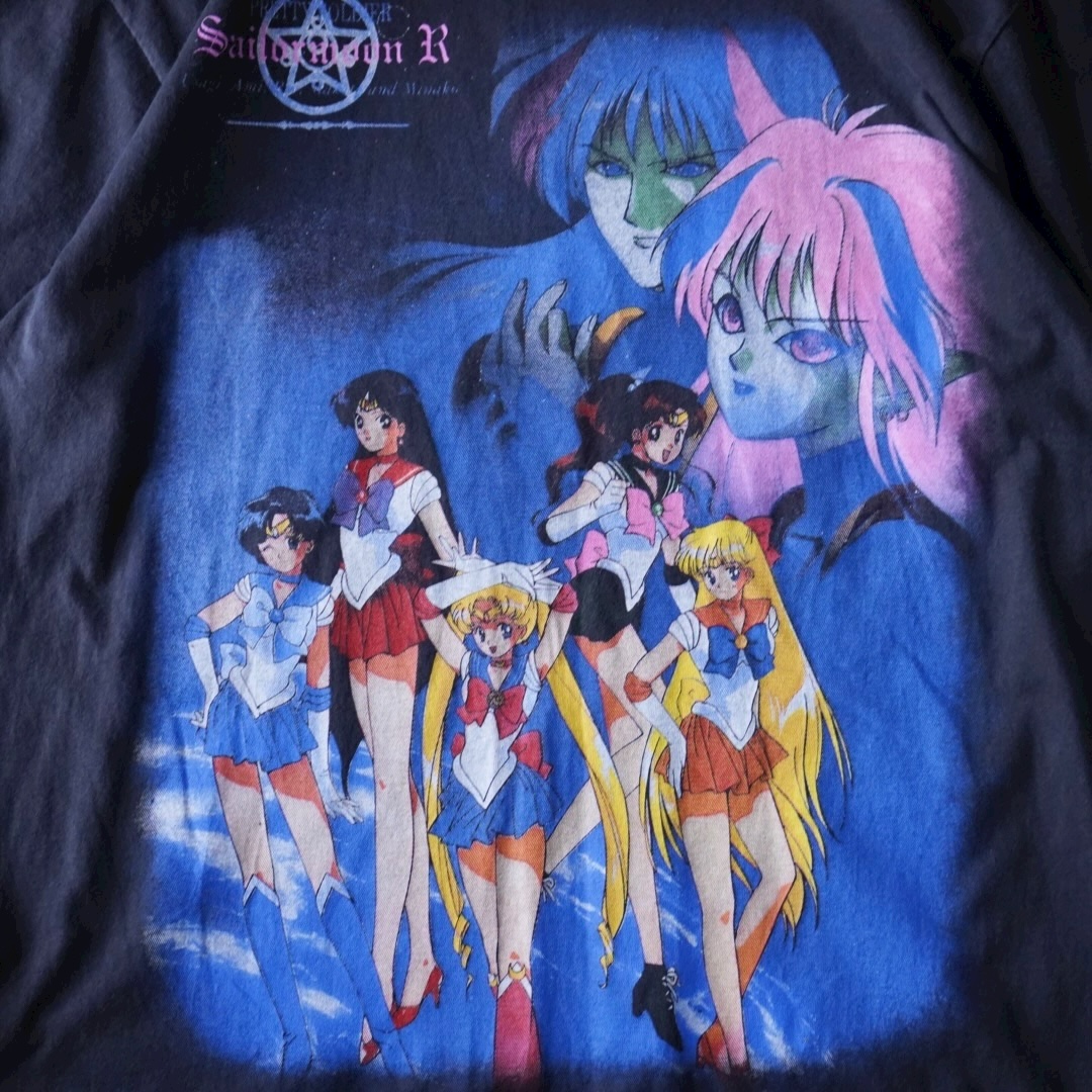 "フェードリャンメンセーラームーン / セーラームーンR" double side print tee