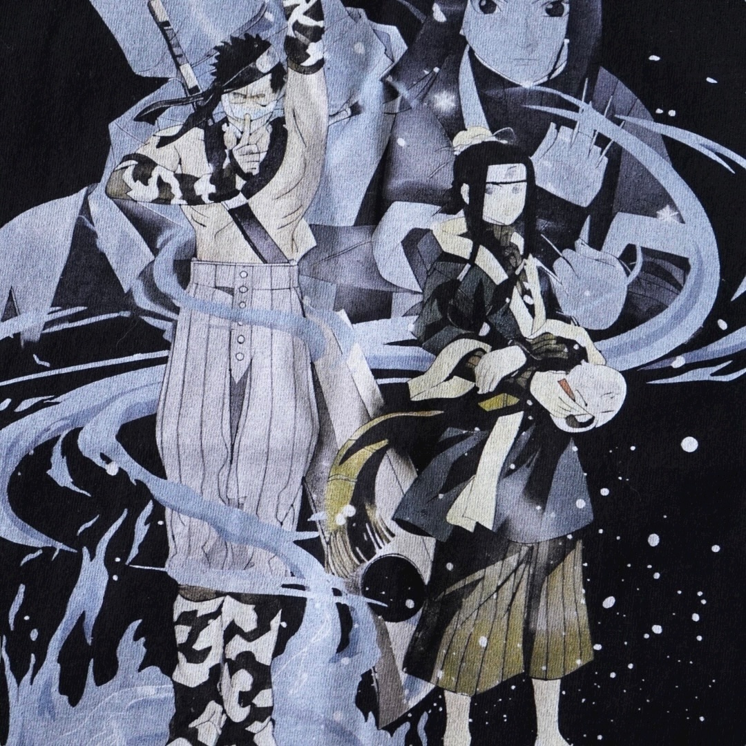 "再不斬×白 / NARUTO" print tee