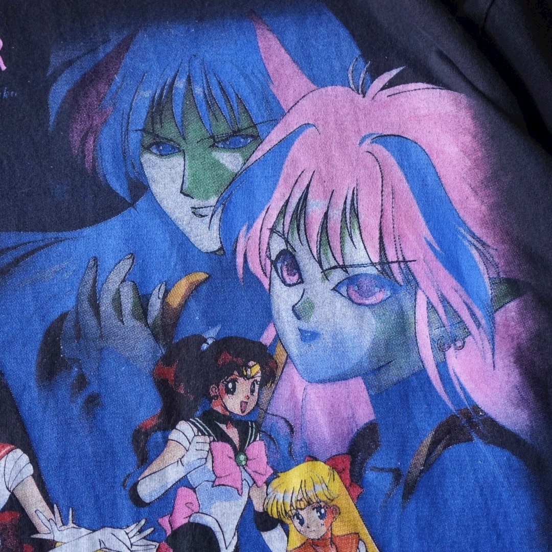 "フェードリャンメンセーラームーン / セーラームーンR" double side print tee