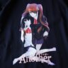 "鳴&泉美 / Another" print tee